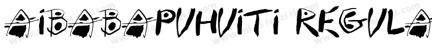 aibabapuhuiti regula字体转换
